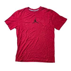 Jordan Jumpman T Shirt Men’s Medium Red Crew Neck